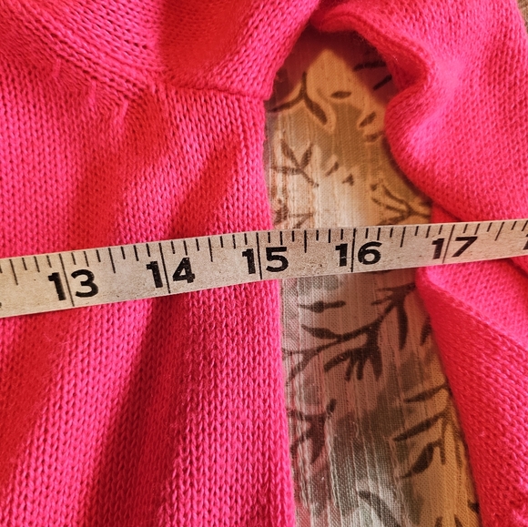 Lilly Pulitzer Neon Pink Cardigan sz XXS - Picture 3 of 4